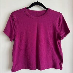 Lululemon Classic Fit Cotton Blend Shirt, Magenta Purple